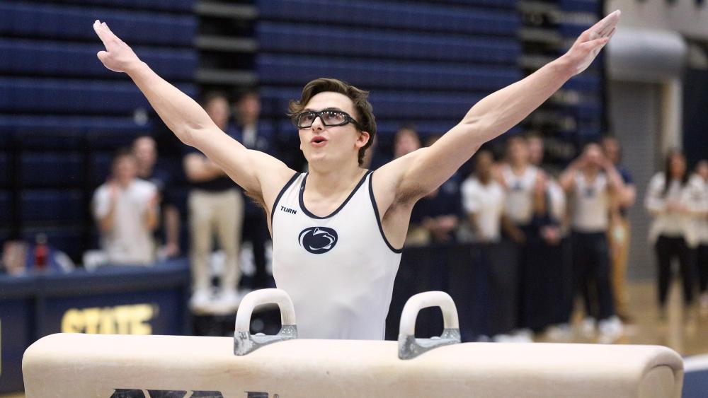 WATCH: Penn State Gymnast Overcomes Pandemic Challenges To Win World ...